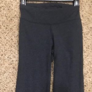 Gray bootcut leggings